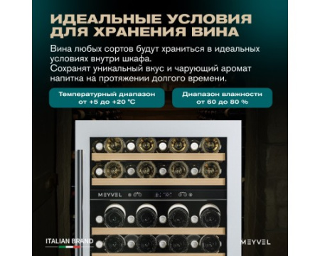 Винный шкаф Meyvel MV46PRO-KWT2