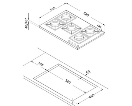 Варочная панель Korting HG 761 CTSI