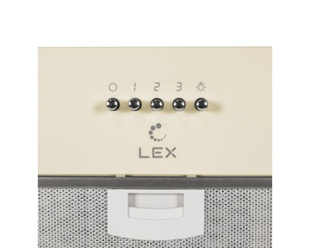 Встраиваемая кухонная вытяжка LEX Ghost 600 IVORY LIGHT БЕЛЫЙ АНТИК