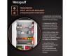 Отдельностоящий холодильник Weissgauff WFD 450 Built-in Inverter NoFrost White