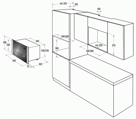 Микроволновая печь GORENJE bm 5120 ax