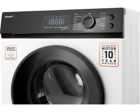 Cтиральная машина с инвертором и паром Weissgauff WM 45127 Inverter Steam Touch
