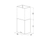 Кухонная вытяжка HOMSair PHLOX Push 40 белый