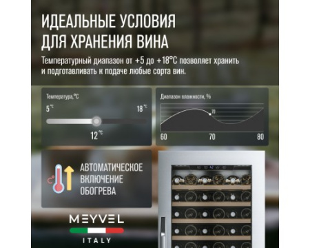 Винный шкаф Meyvel MV66-KSB1
