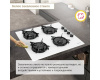 Газовая варочная панель Simfer H60K40C111 2 в 1 встраиваемая + настольная
