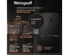 Отдельностоящий холодильник с инвертором Weissgauff WCD 510 Built-in Inverter NoFrost Dark Inox