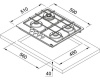 Варочная панель Franke FHSM 604 4G XS C 106.0554.390