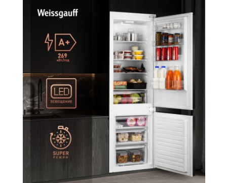Встраиваемый холодильник Weissgauff WRKI 178 V