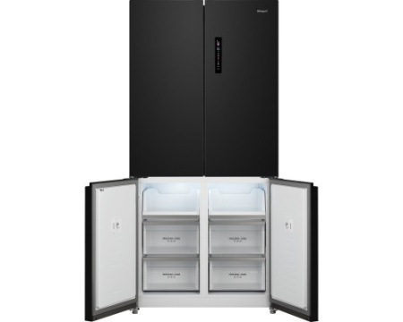 Отдельностоящий холодильник с инвертором Weissgauff WCD 510 Built-in Inverter NoFrost Dark Inox