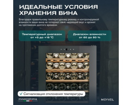Винный шкаф MEYVEL MV52-KBF1