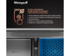Отдельностоящий холодильник с инвертором Weissgauff WCD 590 Nofrost Inverter Premium EcoFresh Blue Glass