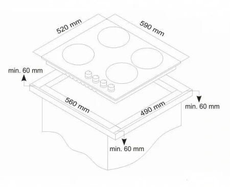 Варочная поверхность LUXDORF H60V41M551