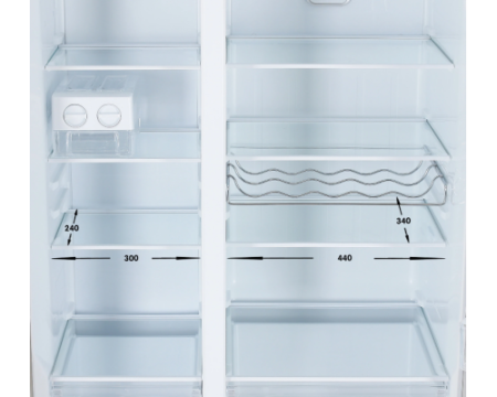 Отдельностоящий холодильник Gorenje NRS918EMX
