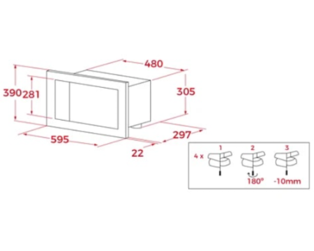 Встраиваемая микроволновая печь Teka ML 820 BIS