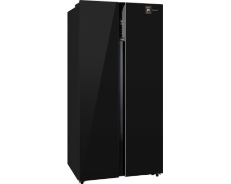 Отдельностоящий холодильник с инвертором Weissgauff WSBS 600 BG NoFrost Inverter
