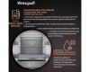 Отдельностоящий холодильник с инвертором Weissgauff WCD 590 Nofrost Inverter Premium EcoFresh Black Glass