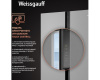 Отдельностоящий холодильник с инвертором Weissgauff WSBS 500 Inverter NoFrost Inox Glass