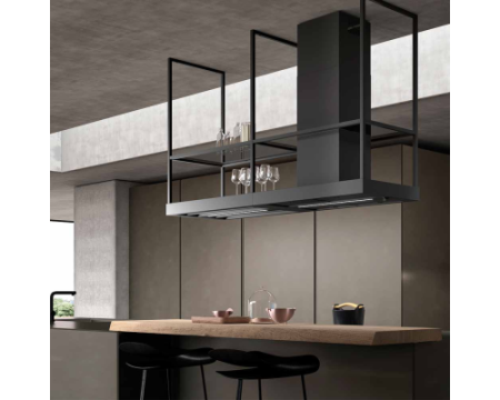 Островная вытяжка Faber T-SHELF EV8 BK MATT A180 325.0606.131