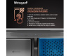 Отдельностоящий холодильник с инвертором Weissgauff WCD 590 Nofrost Inverter Premium EcoFresh Black Glass