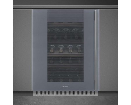 Встраиваемый холодильный шкаф для вина Smeg CVI138LS3