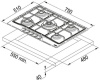 Варочная панель Franke FHTL 755 4G TC BT C 106.0525.290