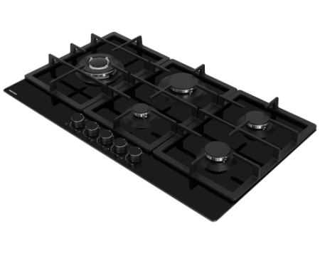 Варочная панель газовая MEFERI MGH905BK GLASS ULTRA