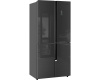 Отдельностоящий холодильник с инвертором Weissgauff WCD 450 Inox Glass NoFrost Inverter
