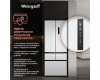Отдельностоящий холодильник Weissgauff WFD 450 Built-in Inverter NoFrost White