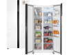 Отдельностоящий холодильник с инвертором Weissgauff WSBS 500 Inverter NoFrost White Glass