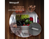 Отдельностоящий холодильник с инвертором Weissgauff WCD 450 Dark Grey NoFrost Inverter