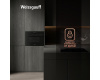 Встраиваемый компактный духовой шкаф с СВЧ Weissgauff OE 446 Black Edition