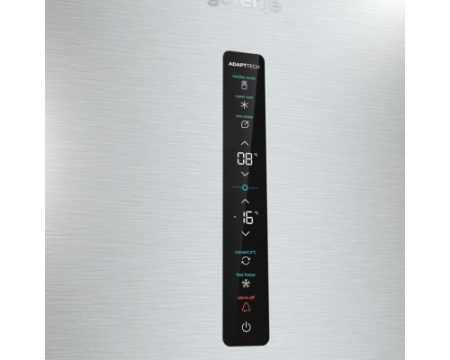 Отдельностоящий двухкамерный холодильник Gorenje NRC6203SXL5