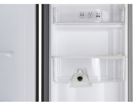 Отдельностоящий холодильник с инвертором и подачей воды Weissgauff WSBS 600 XB NoFrost Inverter Water Dispenser
