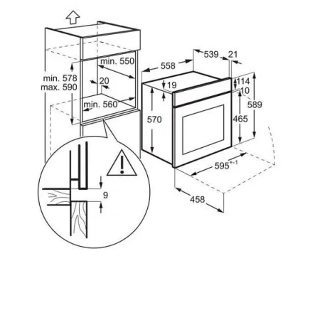 Духовой шкаф ELECTROLUX OKD5H70BX
