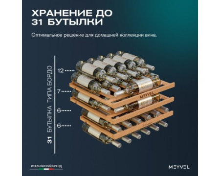 Винный шкаф Meyvel MV31PRO-KWB1