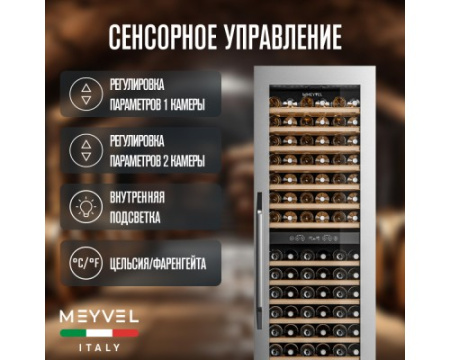 Винный шкаф Meyvel MV83-KSB2