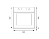Электрический духовой шкаф Bertazzoni Professional F6011PROPTN черный