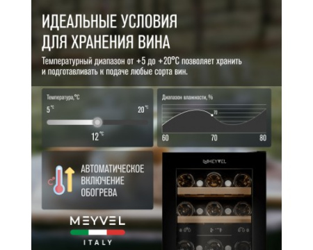 Винный шкаф Meyvel MV28NH-KBT2