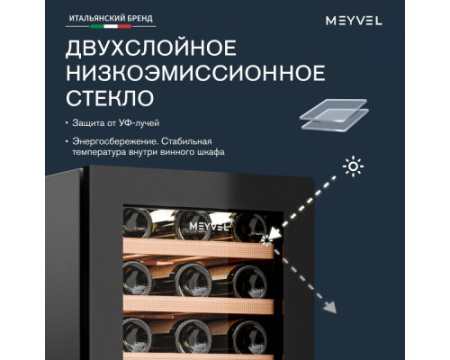 Винный шкаф Meyvel MV33-KBF2