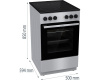 Электрическая плита Gorenje GEC5A11SG