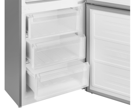 Отдельностоящий холодильник с инвертором Weissgauff WRK 185 Total NoFrost Inverter Inox