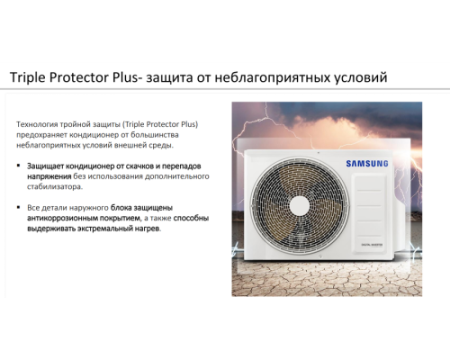 Кондиционер Samsung Wind Free Mass Geo AR24BSFAMWKNER