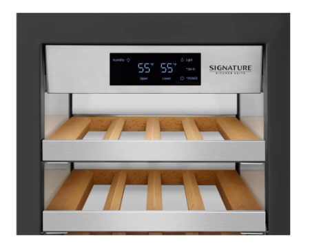 Встраиваемый винный шкаф Signature Kitchen Suite SKSCW183RP под навеску фасадов