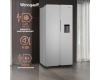 Отдельностоящий холодильник с инвертором и подачей воды Weissgauff WSBS 600 W NoFrost Inverter Water Dispenser