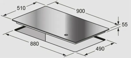 Варочная поверхность Fulgor Milano CH 905 ID TS G DWK