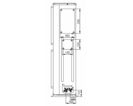 Напольно-потолочный кондиционер Excon CR-01-1622