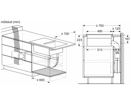 Индукционная варочная панель с вытяжкой Bosch PVQ795H26E