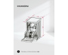 Посудомоечная машина отдельностоящая LEX DW4562N WH
