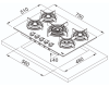 Варочная панель Franke FHCR 755 4G TC HE BK 106.0374.283