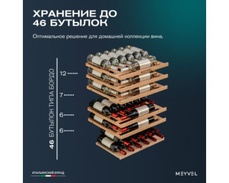 Винный шкаф Meyvel MV47PRO-KWB2